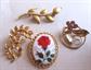 Vintage Pin Lot Brooches