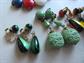 Vintage Mod clip Earrings Lot 
