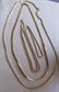 Vintage Gold Tone Chains One Signed