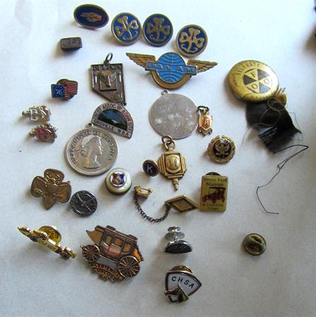 Vintage Pin Lot Service Pins Pan Am And More