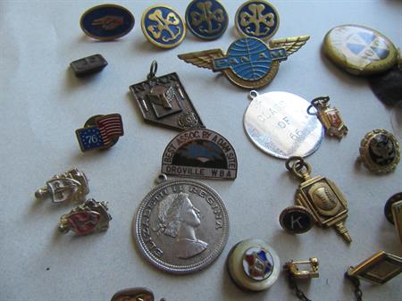 Vintage Pin Lot Service Pins Pan Am And More
