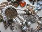 vintage Junk Jewelry Lot Parts Harvest