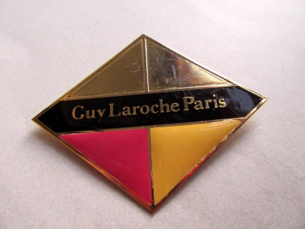 1980's Guy Laroche Paris Pin Brooch Vintage Jewelry