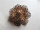 Vintage Gilt Spun Silver Pin Brooch 