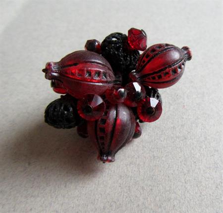 Vintage Alice Caviness SINGLE Clip Earring Signed Jewelry