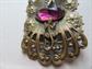 Antique Art Nouveau George Steere ? Lizard  Sash Brooch Pin