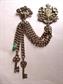 Lions Providentiae Memor Chatelaine Dangle Keys Charm Jacket Pin