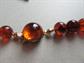 Bakelite Catalin or French Bakelite Necklace Tortoise Iced Tea Vintage Beads