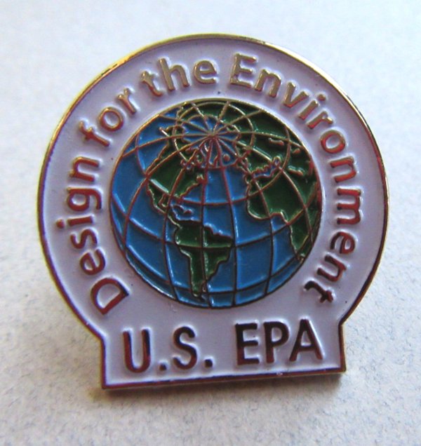 Vintage US EPA Design the Environemnt Pin Collectibles