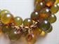 Vintage Apple Juice Bakelite Bubble Necklace