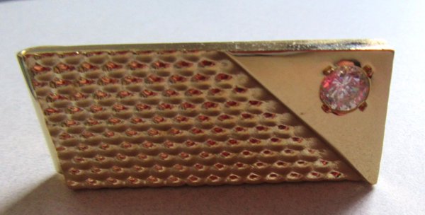 Vintage 1970's Century Gold Plate Money Clip  Men's Accessories