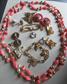 Vintage Jewelry Lot Pins Earrings Necklace