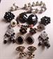 Vintage Jewelry Lot Earrings Bracelets Gold Filled Western Germany