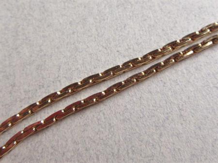 Vintage Avon Gold tone Chain Travel Safe Jewelry
