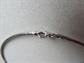 Vintage Mod Style Sterling Silver Hoop Necklace Fine Jewelry