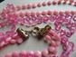 Vintage Mod Pink Jewelry Lot Earrings Necklaces