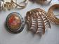 Vintage 1960's -'80's Pin Lot Brooche sMonet