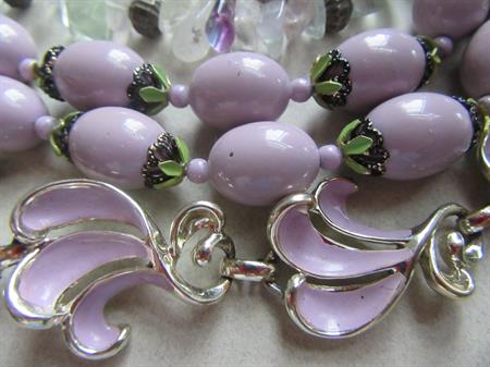 Vintage Purple Jewelry Lot 1950's and Up