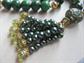 Vintage Green Jewelry Lot Pins Necklaces and More
