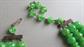Vintage Green Jewelry Lot Necklaces Alien Earrings and More