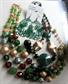 Vintage and Up Green Jewelry Lot Bambi Earrings
