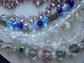 Vintage And Up All Glass Crystal  Beads For Jewelry Making Supplies