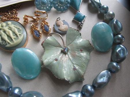 Vintage Jewelry Lot Pop It Beads Necklace Earrings and More