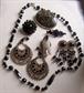 Vintage and Up Jewelry Lot Glass Necklace Pins Earrings
