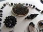 Vintage and Up Jewelry Lot Glass Necklace Pins Earrings
