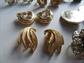 Vintage Earrings Lot ost Signed Trifari Napier Sarah Coventry