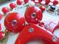 Vintage Red White blue Jewelry Lot
