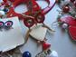 Vintage Red White blue Jewelry Lot