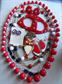 Vintage Red White blue Jewelry Lot