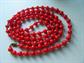 Vintage Red Lucite Long Necklace