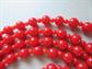 Vintage Red Lucite Long Necklace
