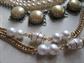 Vintage And Up Faux Pearl Jewelry Lot  And Spoon Ring