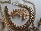 Vintage Jewelry Lot Egyptian Revival Necklace Earrings Pins Bracelet