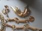Vintage Jewelry Lot Egyptian Revival Necklace Earrings Pins Bracelet