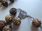 Vintage Olive Wood Rosary Terra Santa Relic Jerusalem