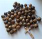 Vintage Olive Wood Rosary Terra Santa Relic Jerusalem