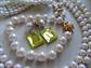 Vintage Faux Pearl Jewelry Lot Necklaces Bracelet