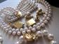 Vintage Faux Pearl Jewelry Lot Necklaces Bracelet