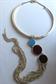 Express Signed Egyptian Style Hoop Necklace