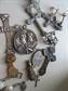 Vintage and Up Religious Jewelry Lot Christian Child of Prague Charms