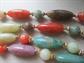 Two Lucite Multi Color Necklaces Vintage Jewelry