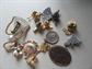 Vintage Religious Jewelry Lot Medals Pins More