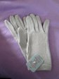 Vintage 1960's Ladies Silver Metallic Gloves Never Used