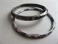 Two Cloisonné  Vintage Bangle Bracelets As Is