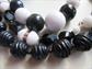 Vintage And Up Black And White Jewelry Lot 