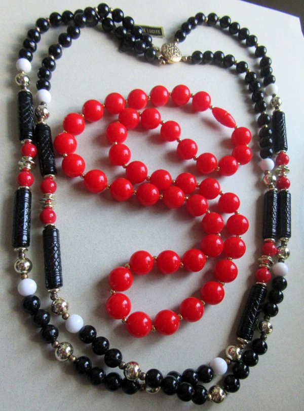1980's Lucite Necklaces